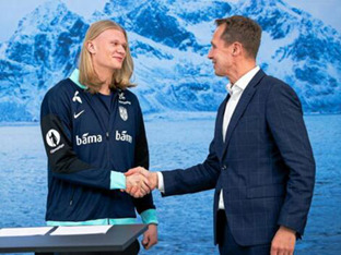 홀란드, 새로운 계약 발표!... 하지만 맨시티와의 계약이 아니다? “노르웨이 수산물 홍보대사 선정”