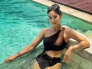 원빈 조카 김희정, 발리서 수영복 입고‥매끈 몸매+구릿빛 피부 건강미