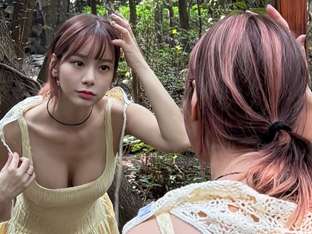 맹승지, 앞뒤로 다 파인 의상…살짝 숙여 더 돋보이는 묵직한 볼륨감