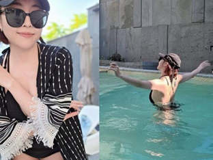 ‘전승빈♥’ 심은진, 시험관 시도에 살 쪘다더니…풀빌라 수영복 자태 ‘굴욕 無’