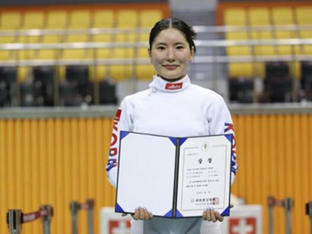 펜싱 송세라, 여자 에페 국가대표 선수선발전 1위
