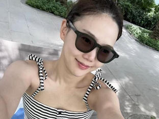 오마이걸 효정, 상큼한 수영복 자태‥아기 같은 청초 민낯