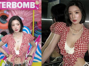 '역시 워터밤 1티어' 권은비, 과감한 노출 '파격'...섹시미 폭발