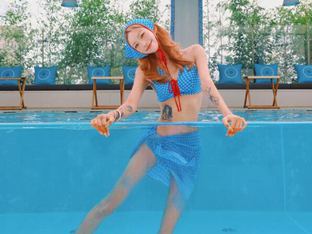 “나두 여기 다녀왔어”…최준희, 여름 풀장→청량감 폭발 스타일