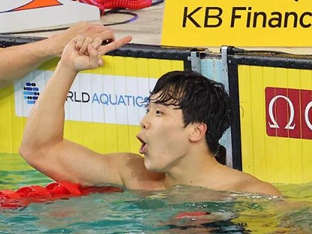 한국 선수 최초 세계선수권 자유형 50m 결승행...지유찬, 