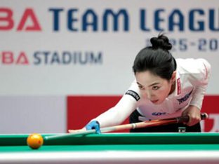 '당구여신' 차유람, 랭킹 1위 파아비 제압…휴온스 2R 선두 도약