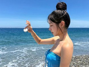 치어리더 안지현, 꽉 찬 볼륨감 과시…아찔 수영복 자태