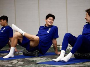 홍명보호, 미국 첫날은 가볍게 '여독 풀기'…해외파 속속 가세