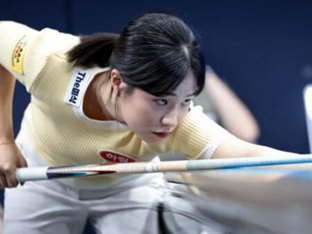 'LPBA 기대주' 박정현, '원조 퀸' 임정숙 꺾고 전체 1위 32강행