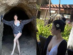 조혜정, 해외여행 중 비키니…은근히 글래머