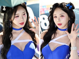 “간호사에서 모델로”...반하리, 서킷을 사로잡은 ‘하리보 젤리’