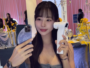 신수지, 묵직한 볼륨감에 내려갈까 불안한 오프숄더…아찔한 '청순 글래머'