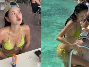 소유 파격 비키니, ‘한파주의보 상관없으니까’