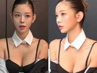 맹승지, 감당 안 되는 볼륨감에 '속옷마저 벗겨질라'