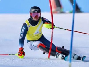 정동현, 중국 FIS컵 알파인 스키 남자 회전 우승