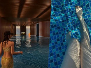 이주빈, 얼룩말 비키니를 소화하네…'핫해'