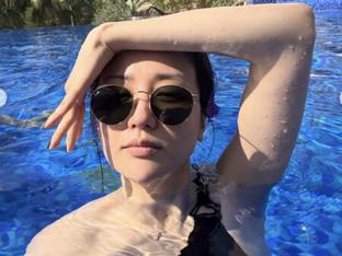 박하선, 로또 당첨 후 두바이 럭셔리 여행…완벽 수영복 몸매