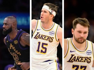 레이커스 제임스-돈치치 조합 '폭망', 제임스-돈치치-리브스 조합도 마이너스...돈치치-리브스 조합이 '최고'