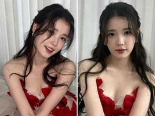 ‘뼈말라 아이콘’은 잊어라...아이유, 글래머 실루엣으로 이미지 대반전