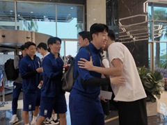 한국 축구대표팀 '북중미 월드컵 본선' 위해 이라크 출국