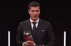 레반도프스키, 2021 FIFA 올해의 선수상 수상