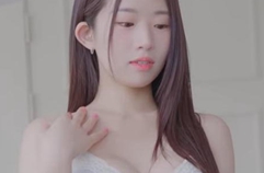 Model 모델 양서윤 Seoyoon in 직접 촬영한 카메라 모델이 아름다운 원피스 드레스를 입어보는 블루 룩북