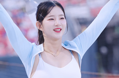 Kim Jin-ah KT Wiz Cheerleader Fancam 20230810 CHEERLEADER JIN-A KIM FANCAM