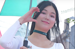 초록초록하신 레이싱모델 황주영님 5분 모아보기