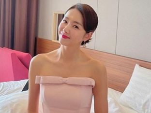 ‘인교진♥’ 소이현 고혹적 드레스 자태, 변함없는 여신 비주얼