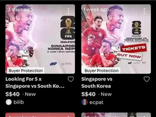 SON·HWANG 뜬다! 들썩이는 싱가포르, 암표 및 티켓 리셀 기승… 협회는 