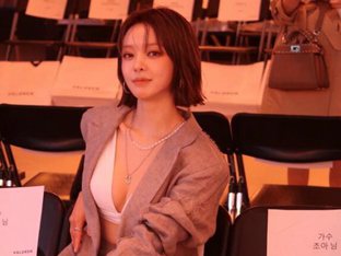 AOA 출신 초아, 과감하게 드러낸 아찔한 패션 '시선 강탈'