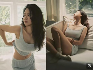 송지효, 직접 모델로 선보인 '신상'