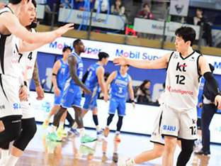 7M- KT, 한국가스공사전 1점 차 역전승… 상대전적 징크스 탈출