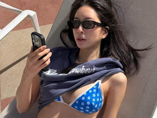 달샤벳 출신 배우 조아영, 라스베이거스 달군 비키니 자태