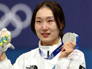 7m-'쇼트트랙 여왕' 최민정, 1500m 값진 은메달…한국 선수 최초 '올림픽 7메달' 위업
