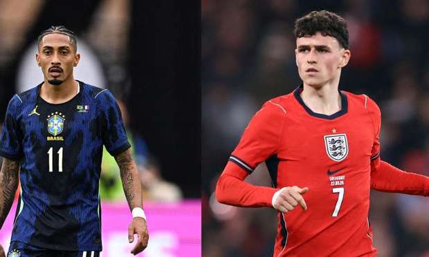 7m-2026 FIFA 월드컵 앞두고 라피냐, 햄스트링 부상…필 포든도 부상자 명단 합류