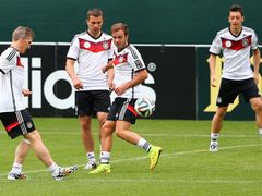 월드컵을 준비하고 있는 독일 선수들  